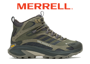 Merrell shoe and logo