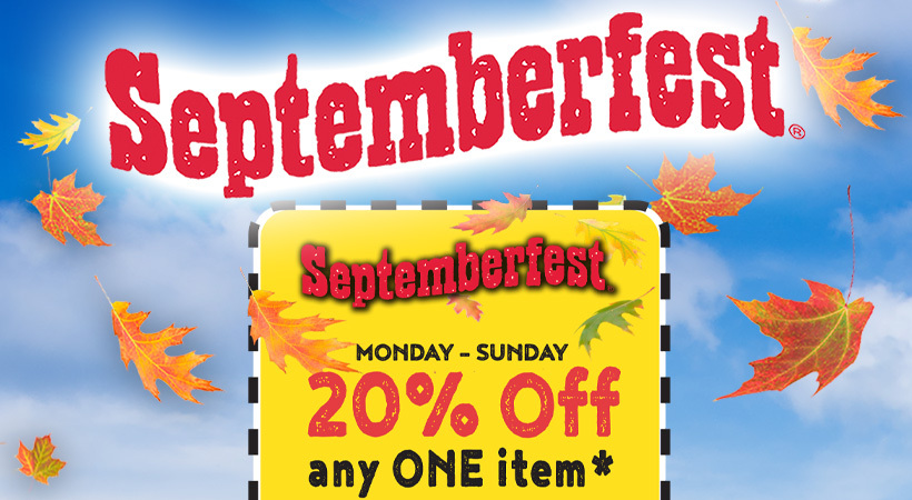 Septemberfest Coupons