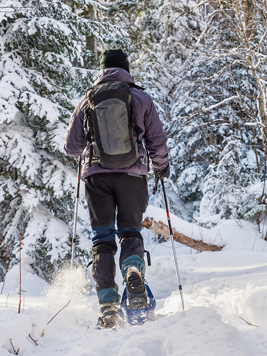 Snowshoeing