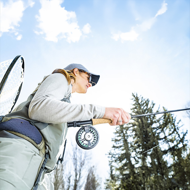 Temple Fork Logo & Temple Fork Outfitters NXT Black Label 5 wt. Fly Fishing Rod