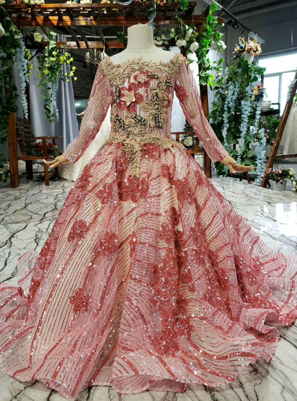 Short Sleeve Square Neck Ball Gown With Cascading Ruffles - Flower Girl Dress Tulle