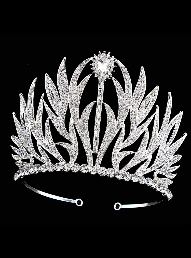 Baroque Star Crown Crystal diademi da sposa strass Pageant Diadem Bride Star copricapo accessori per capelli da sposa Tiara De Noiva  320