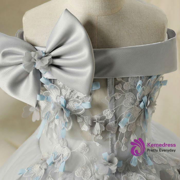 Wedding Party Dresses 2017 Flower Girl Dresses Sleeveless Backless