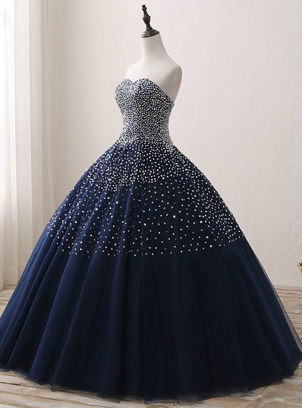 Sparkly Tulle Quinceanera Dresses Feather Sweet 16 Dresses 21406 main image 0