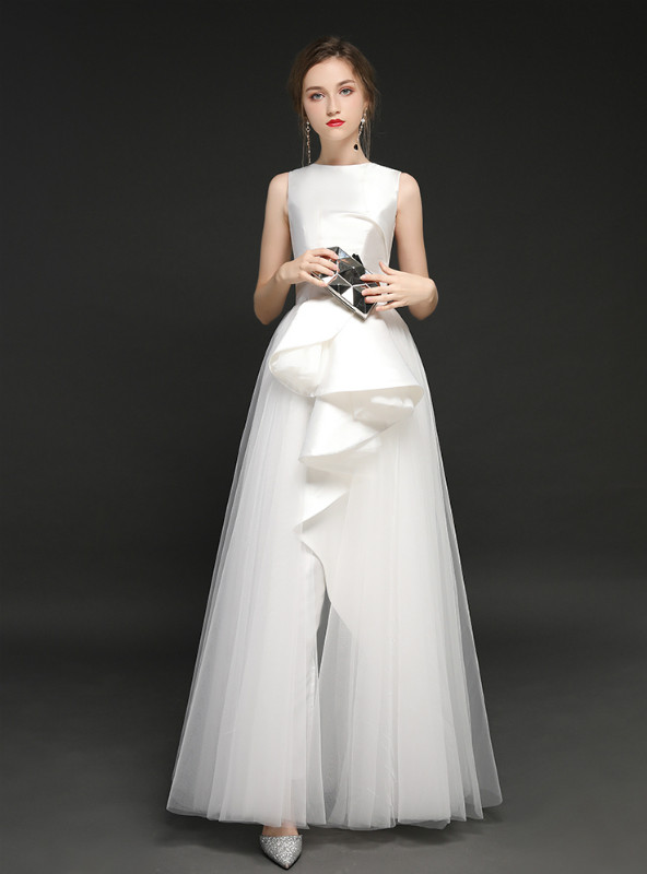White Prom Dresses New Party Dress Formal Dress main image 0
