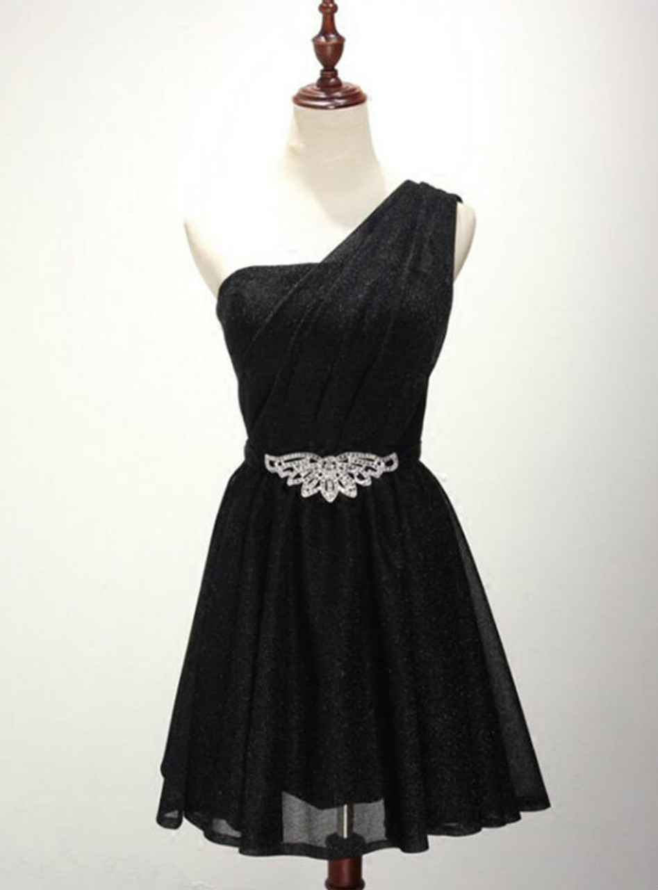 short black chiffon bridesmaid dresses