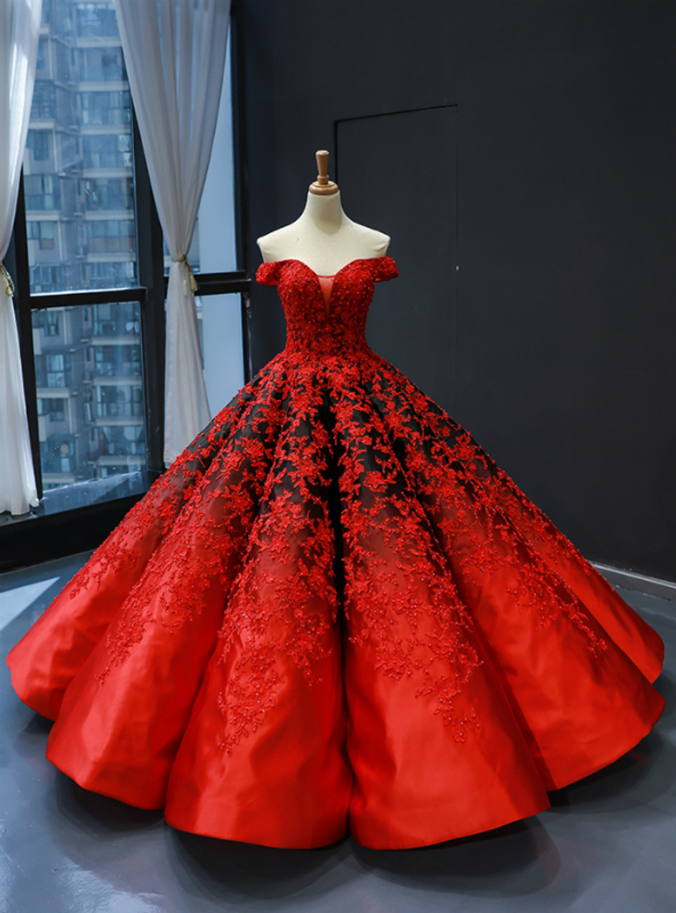 Ombre Black Red Glitter Quinceanera Ball Gown Dress Plus Size, Masquerade  Princess Girl, Sequin Long Sweet 16 Green Sparkly Prom Dress For 15+ Years,  Off The Shoulder Quire From Uniquebridalboutique, $156.34 | DHgate.Com