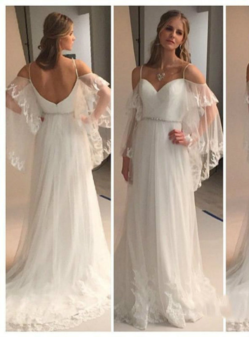 bohemian wedding dress under 500