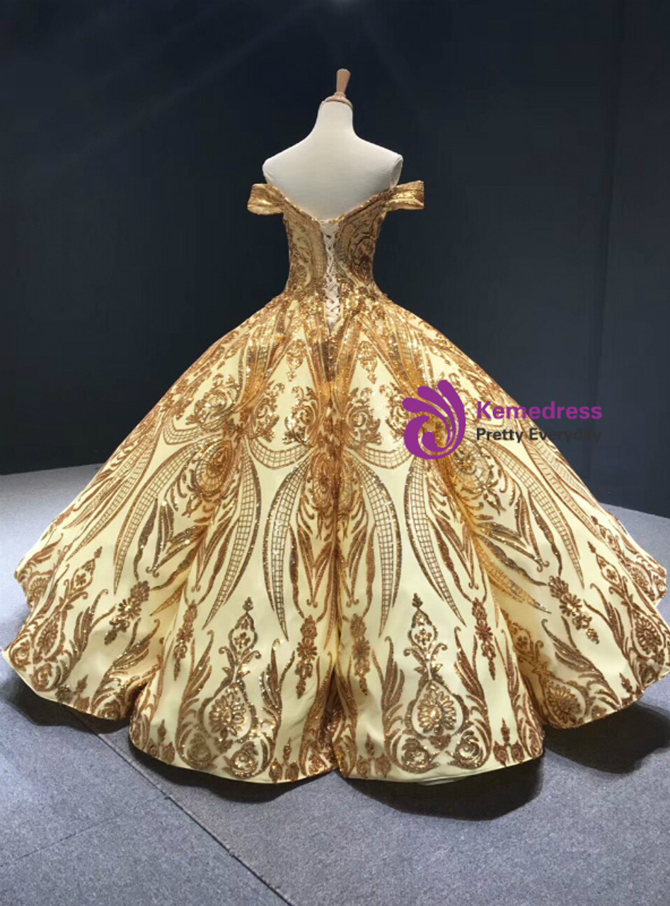 gold dress 2019