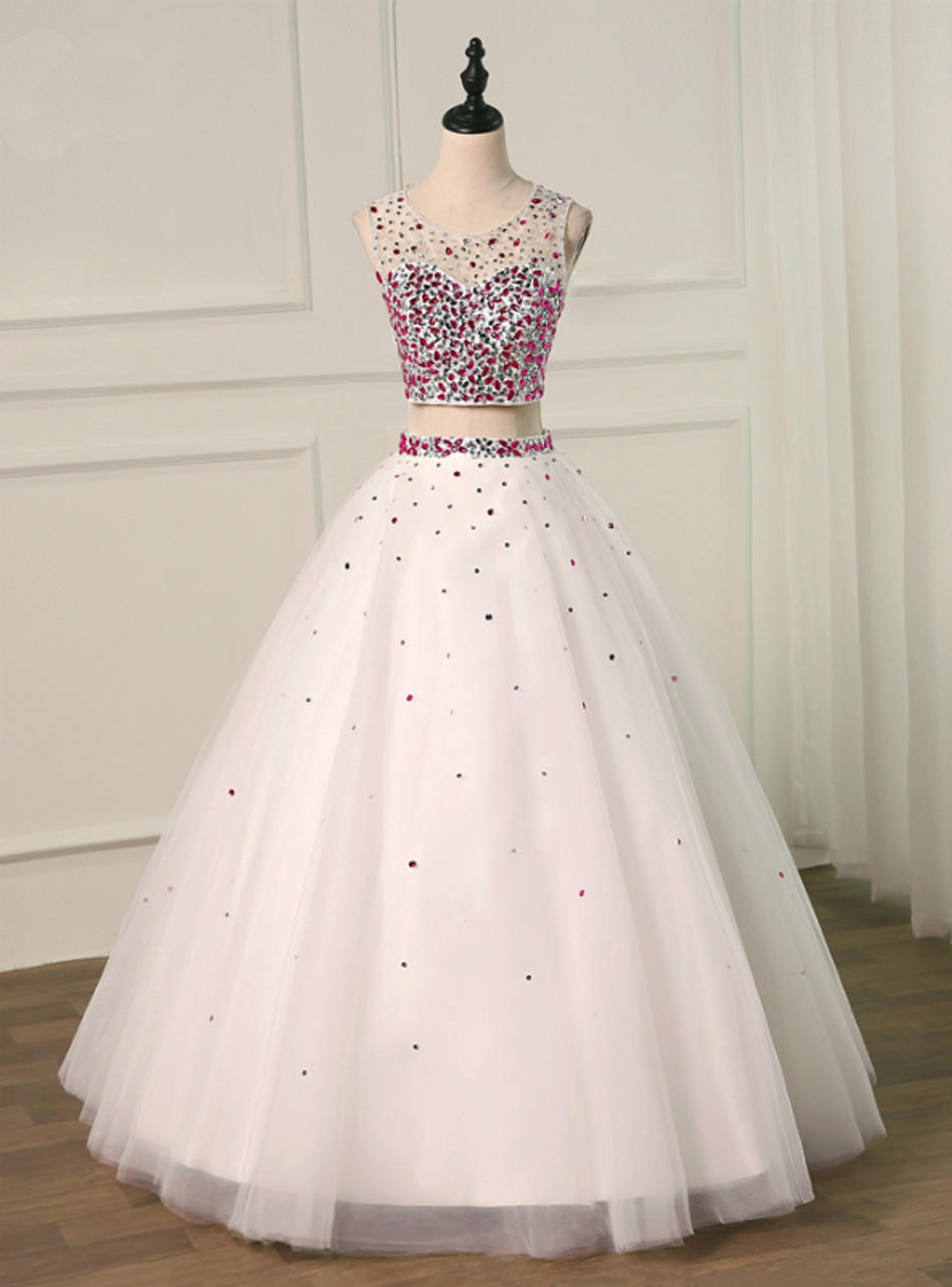 crystal quinceanera dresses