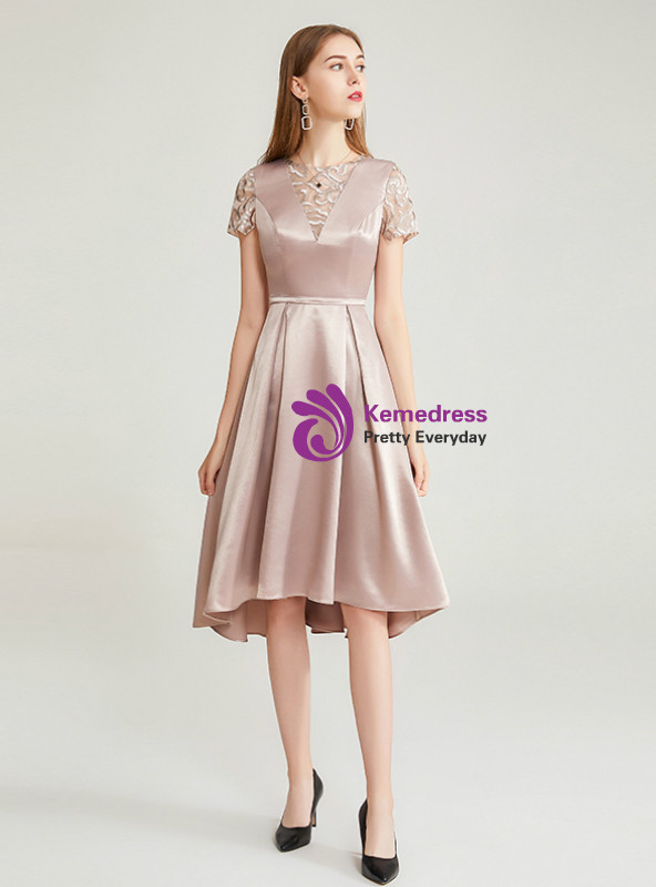 apricot colored bridesmaid dresses Abbie Dress in Apricot - Bridesmaid Dress main image 1