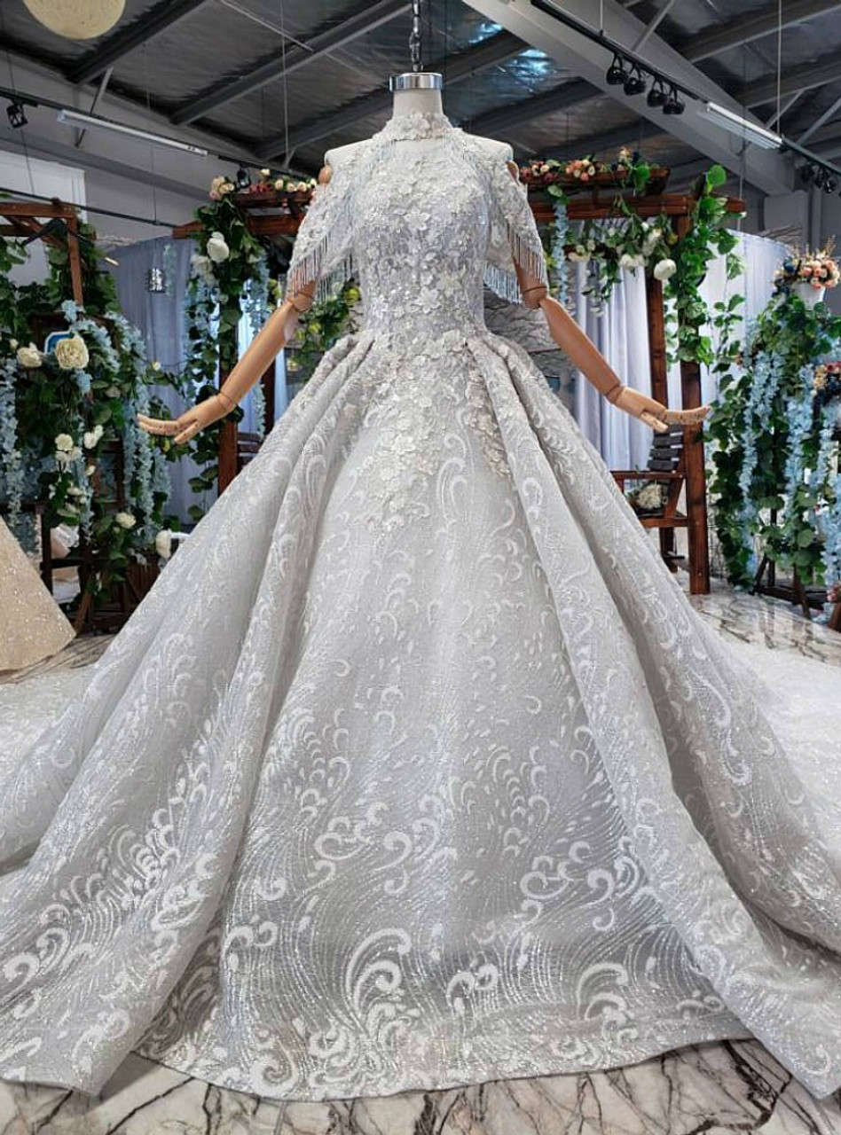 16 Best Silver Wedding Dresses