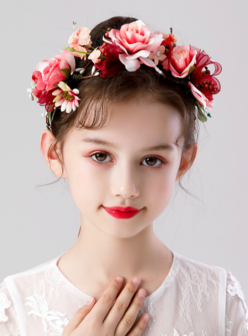 Flower Girl Head Wreath