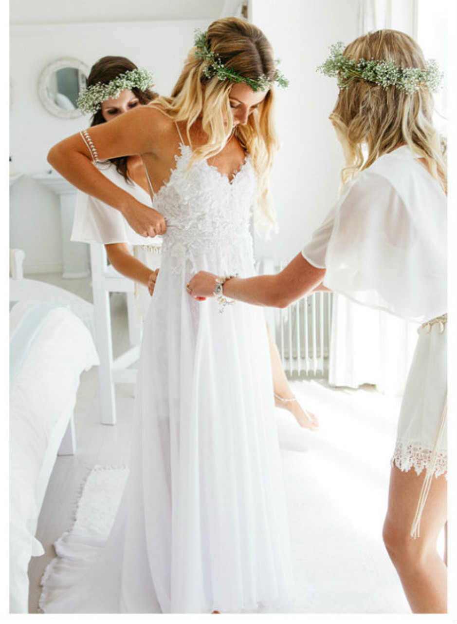 beach wedding dresses 2017