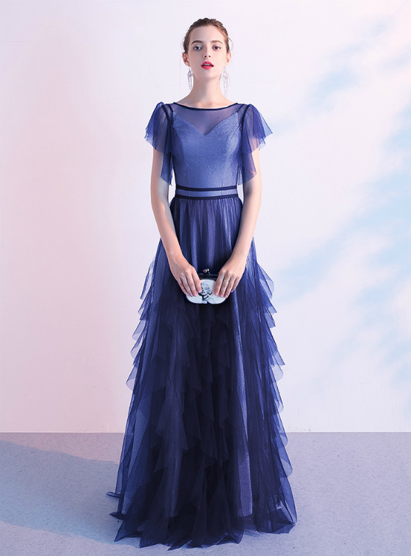 night sky prom dress