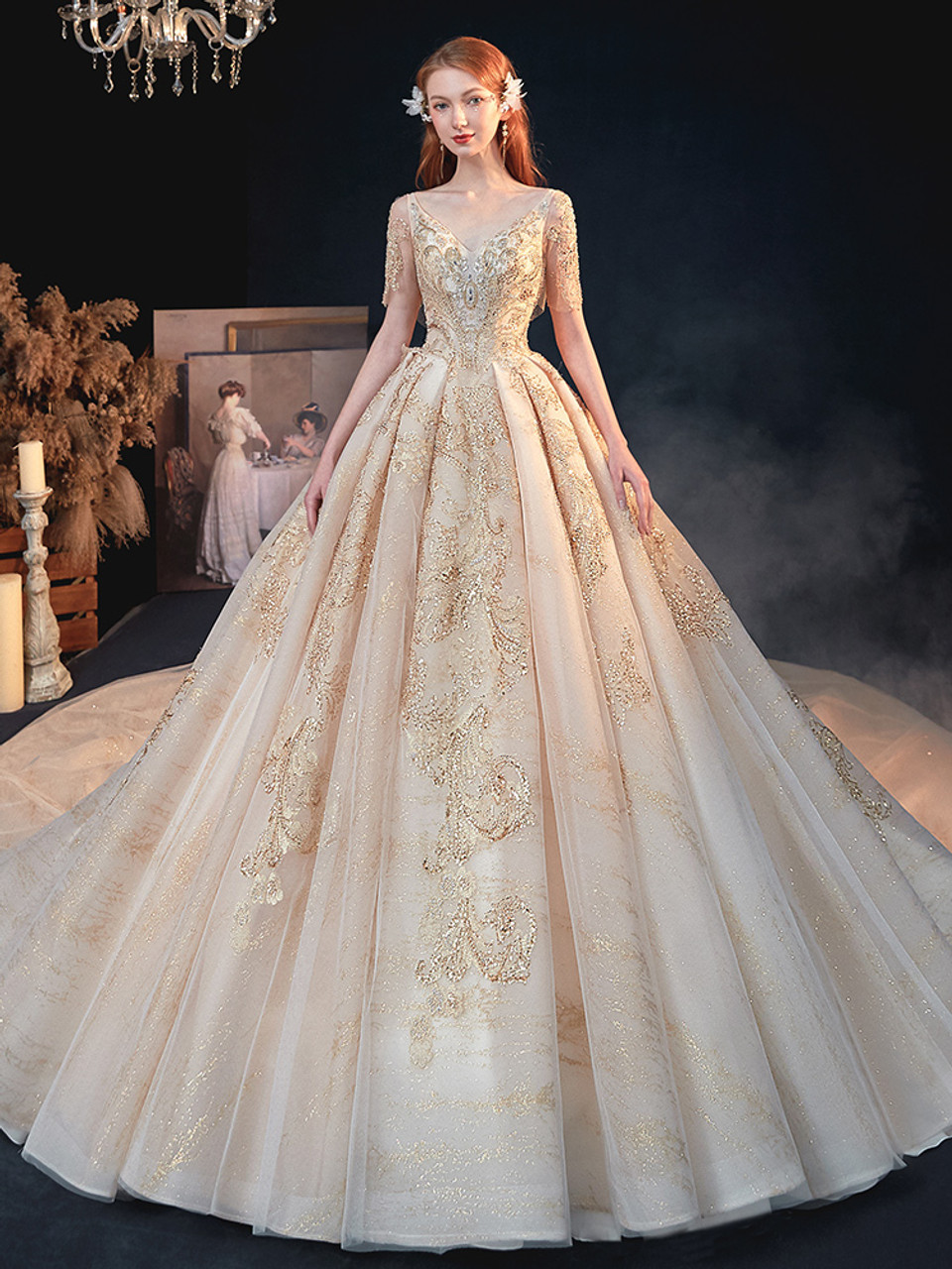 Strapless Ballerina Style Tulle Tea Length Wedding Dress | Wedding dresses  under 500, Tulle party dress, Tea length wedding dress