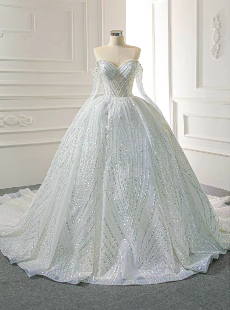 heavy ball gown