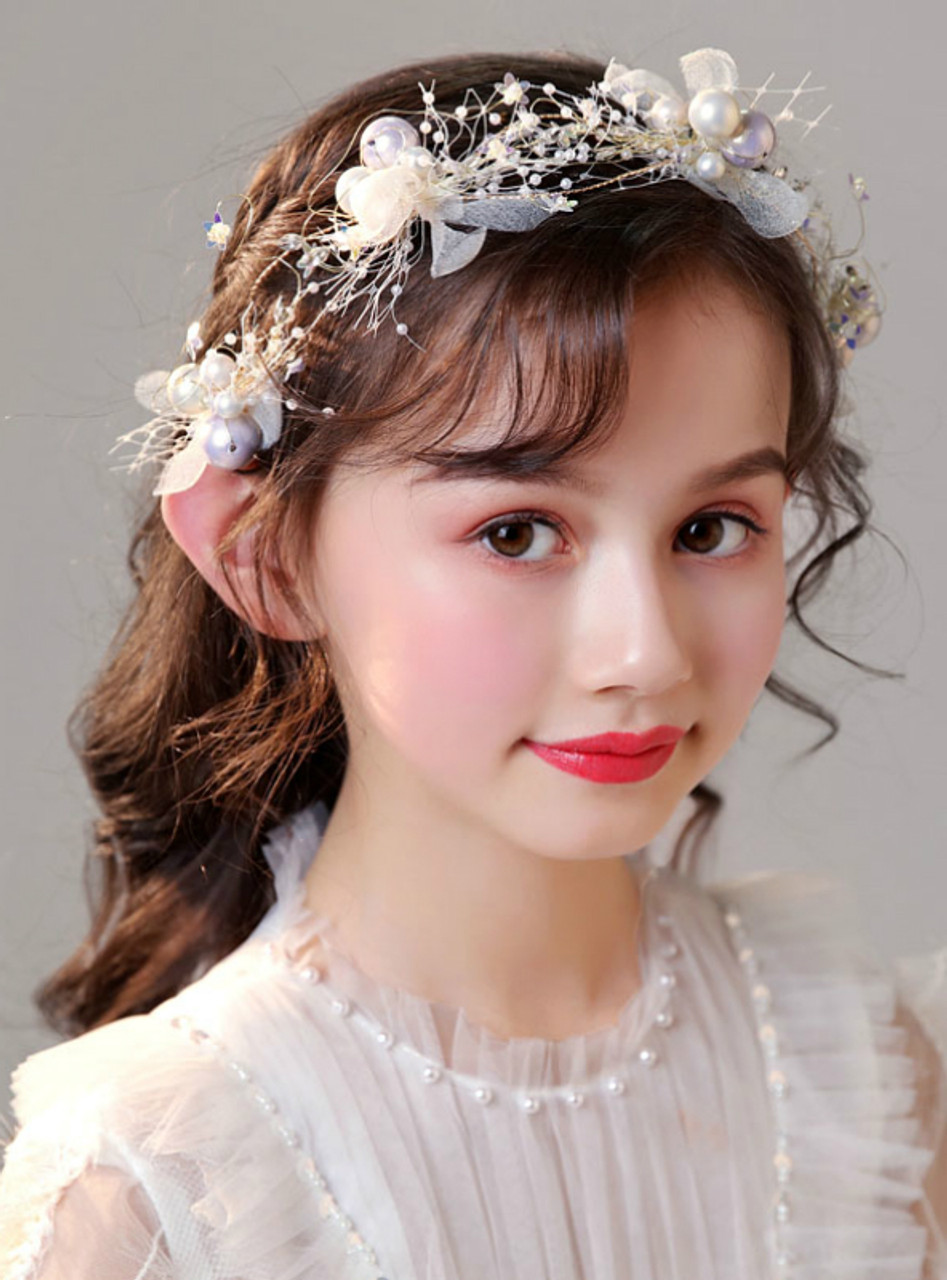 flower garland hair accessories