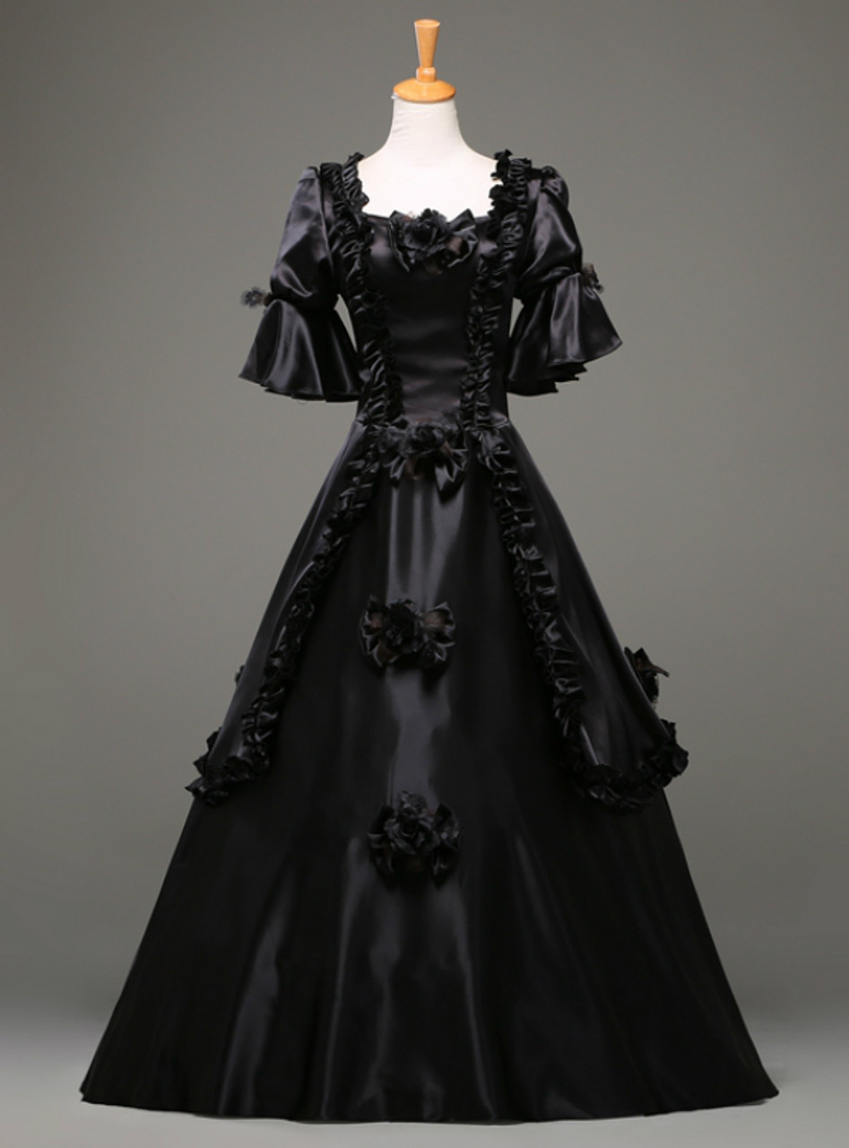 Short Black Victorian Dress