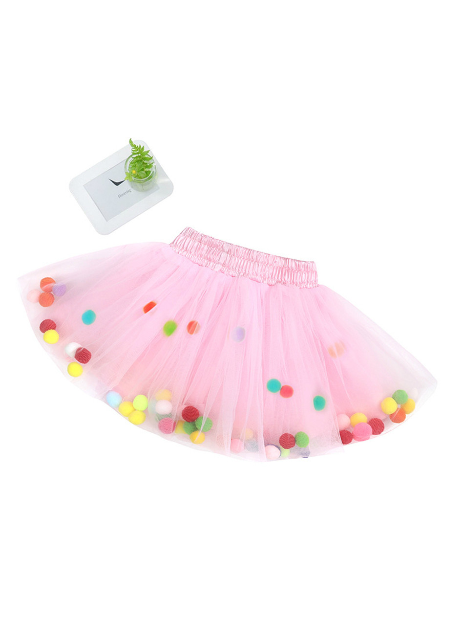 Girls Pink Tulle Tutu Skirt