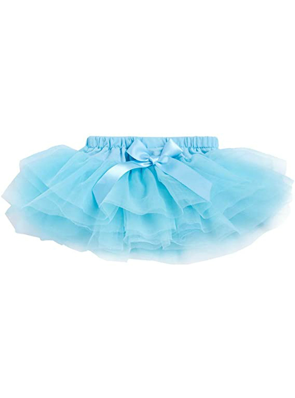 Sky Blue Cute Litter Girl Tulle Tutu Skirt