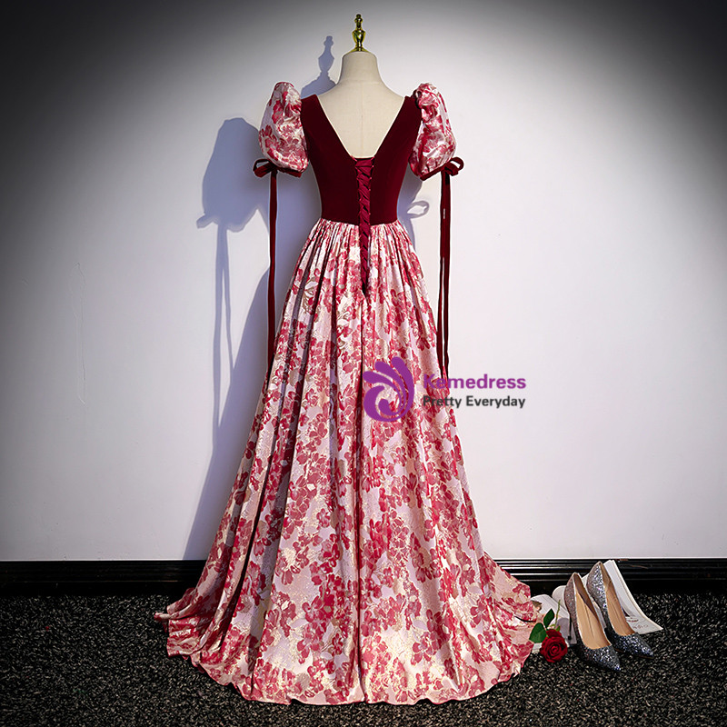 Sexy Sheath Square Neckline Burgundy Velvet Date Night Dress Prom Dresses Birthday Outfits