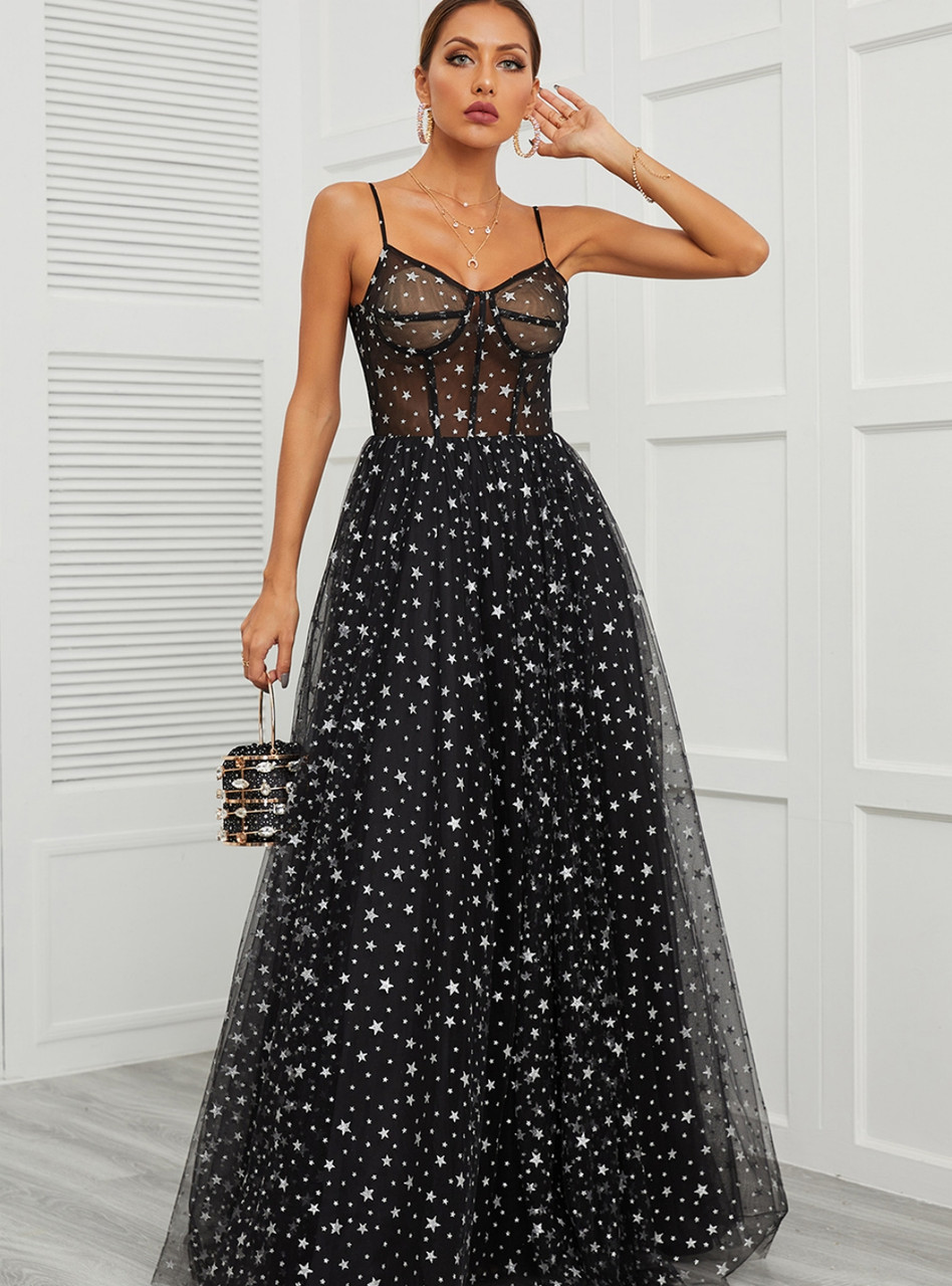 black spaghetti strap prom dress Black Spaghetti Strap Satin Short Prom Dress, Simple A-Line Homecoming main image 1