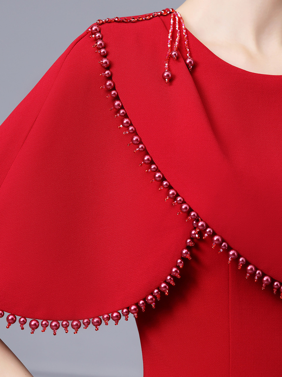 matching shawl for red dress