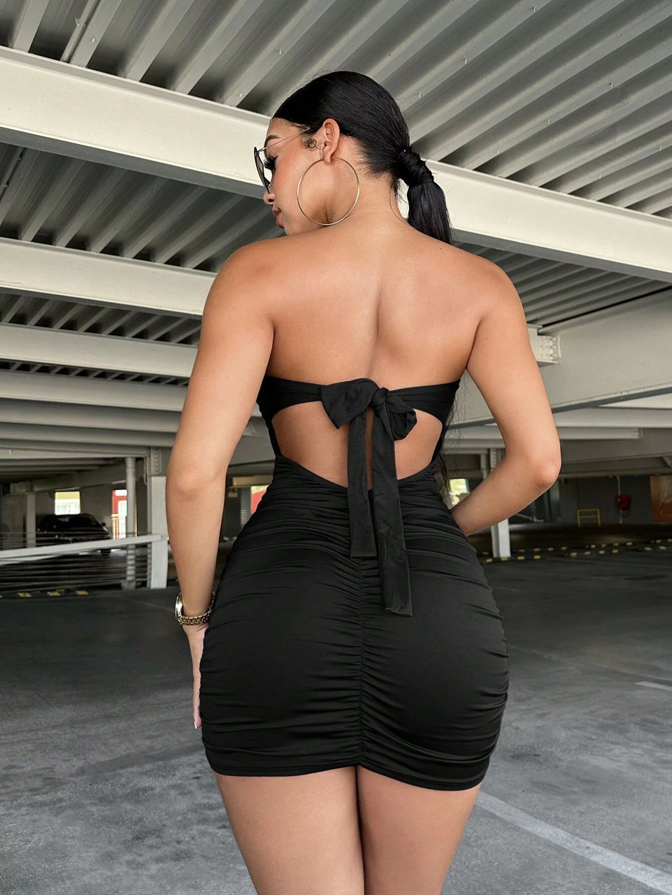 sexy clothes tube Off Shoulder Tube Dress BWQ Sexy Strapless Print Tube Maxi Dress Women Off  Shoulder Backless Stretch main image 0