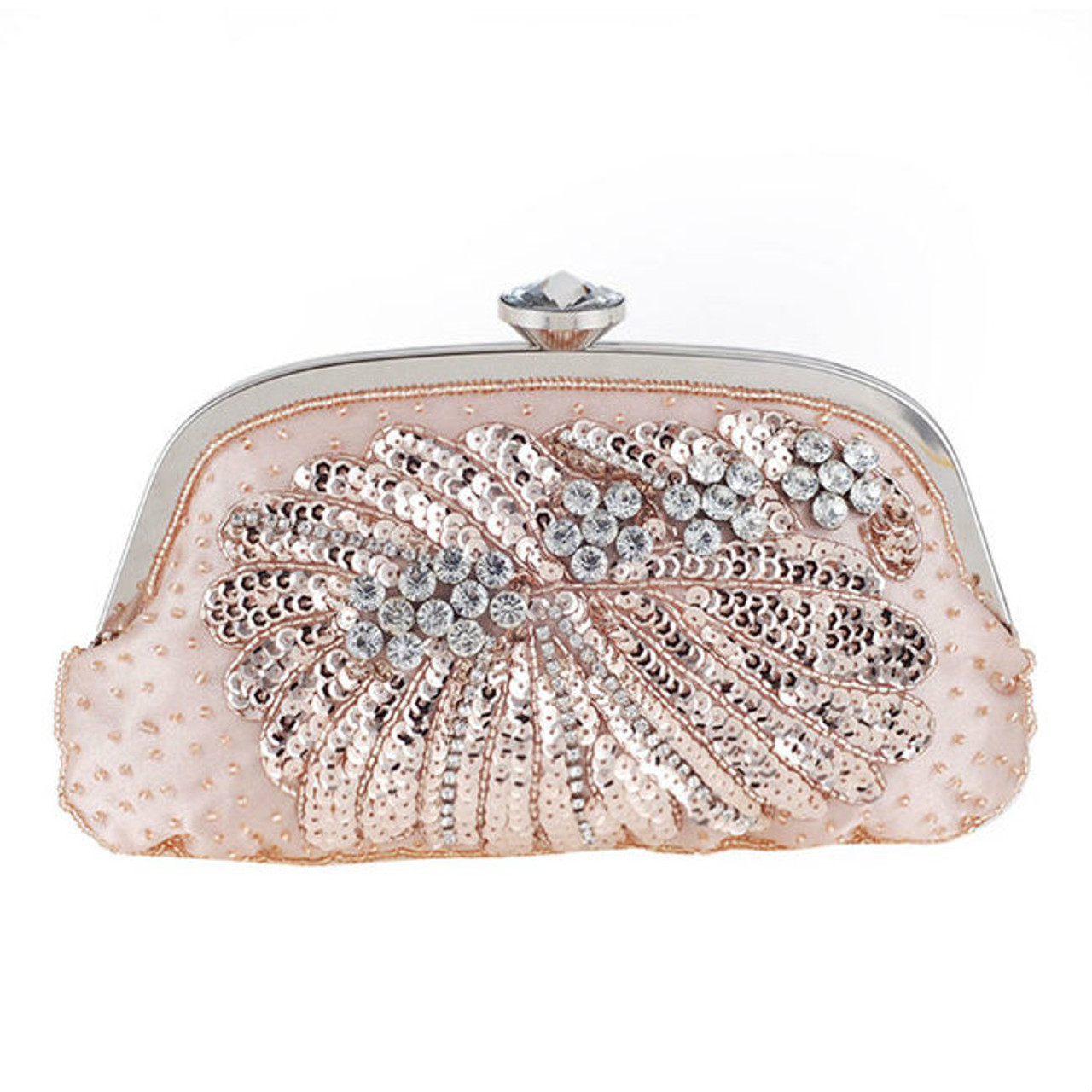 Cheap Beading Glitter Evening Clutch Bag