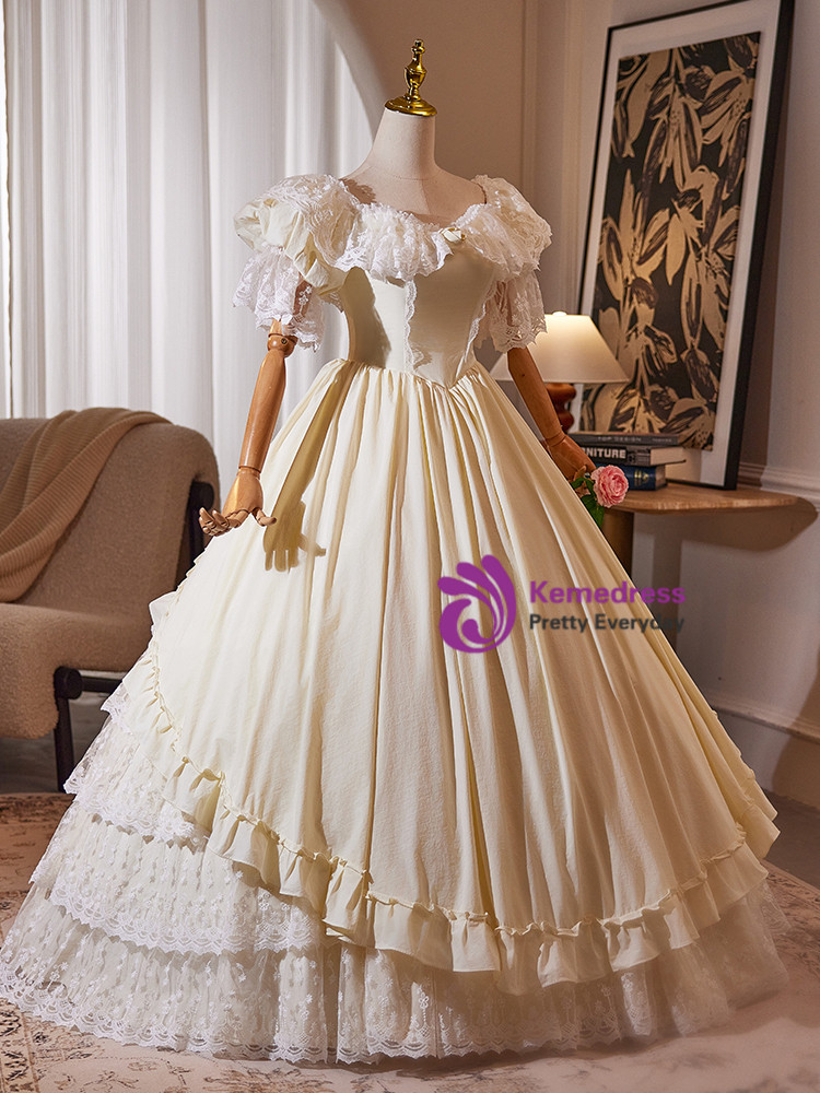 bohemian crochet wedding dress Hollis L style amazon_color:GOLD US Size:US22 Bardot Olina Corset Midi
