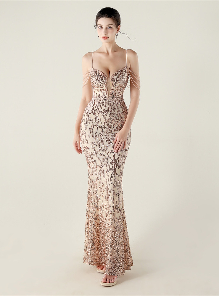modest gold dress LaDivine CD0102 Modest Long Formal A Line Mother of the Bride Dress