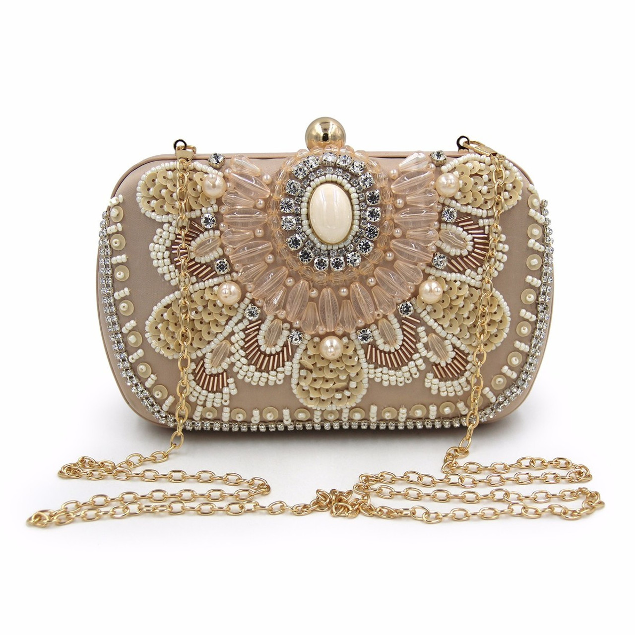 Buy/Send Silver Women Clutch Bag Online- FNP