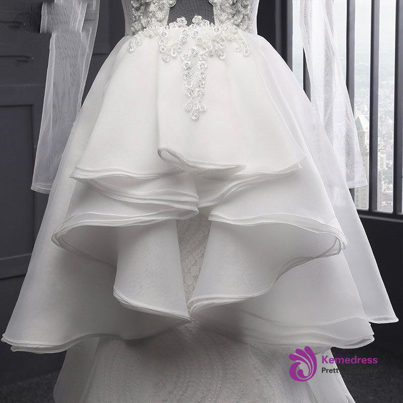 Wonderful Mermaid Wedding Dresses 2017 New Lace Sweetheart Wedding Dress