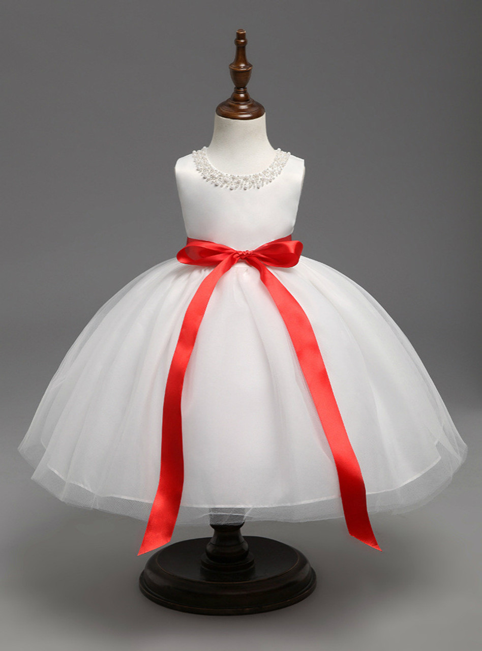 Birthday Outfits Little Bridesmaid Wedding Gown Kids Frock Designs Girls  Christmas Dress