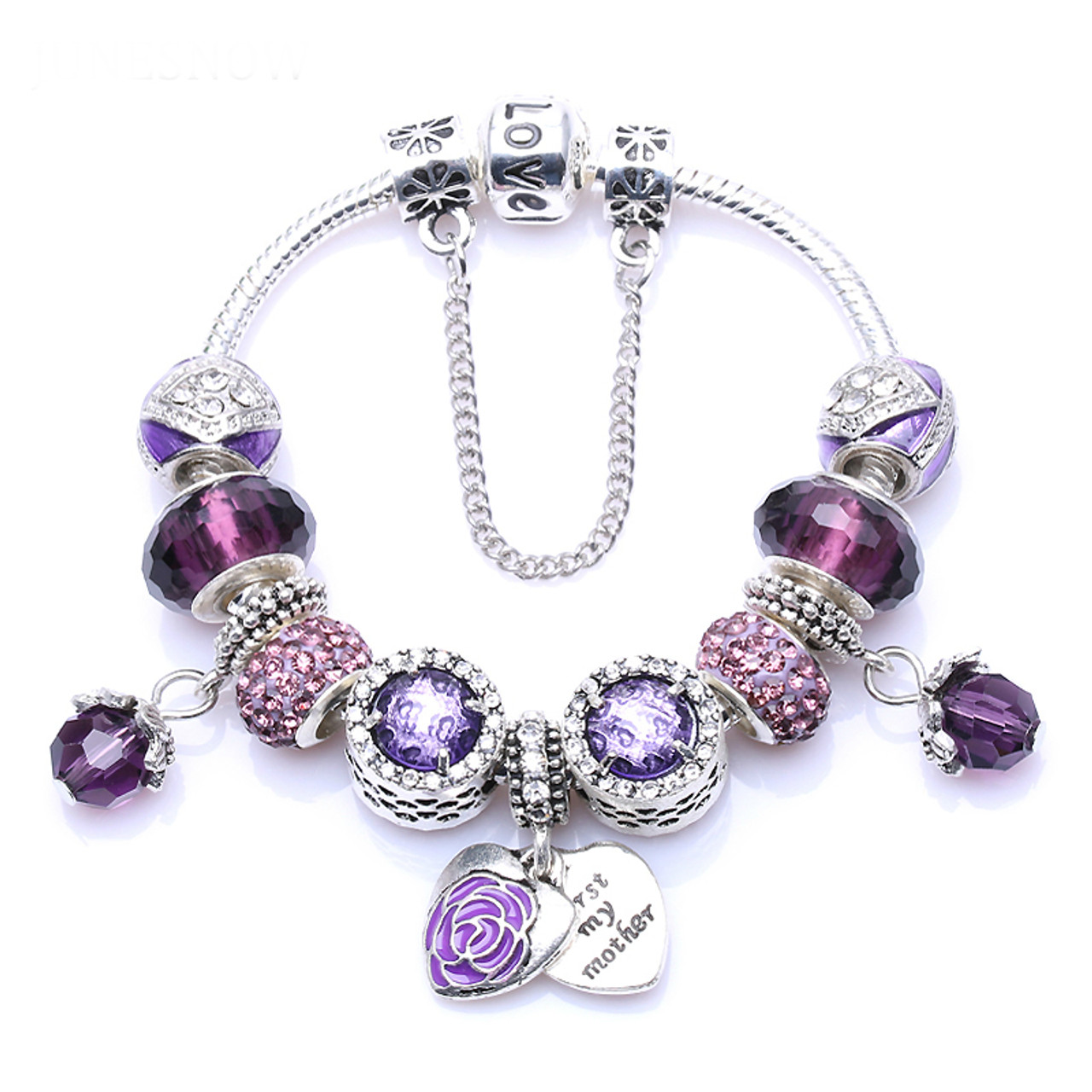 Beads Bracelet - Luxury S00 Purple