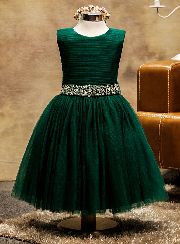 macys dark green dresses