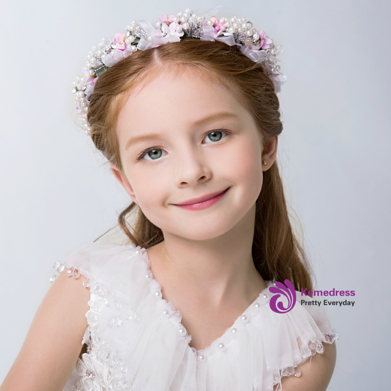 Tiara Flower Girl Accessories Princess Headband Hair Accessories