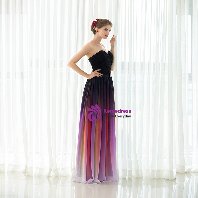 color changing prom dress Changing Color Pink Fuschia Prom Dress Size 22W / Pink
