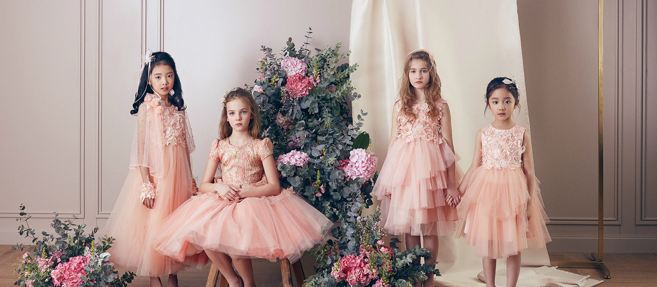 colorful flower girl dresses