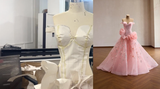 How We Built This Blush Pink Ballgown