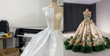 15-Day Rush Prom Dress: Handmade 3D Floral Ball Gown