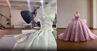 Step-by-Step Photo Gallery: How We Make a Blush Pink Ball Gown