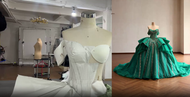 How Kemedress Makes an Emerald Green Ball Gown | Behind the Scenes