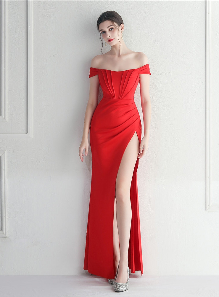red split play dress