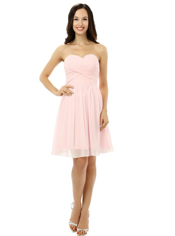 Red Rhinestone Beading Sweetheart Sleeveless A-Line Short Homecoming Dress