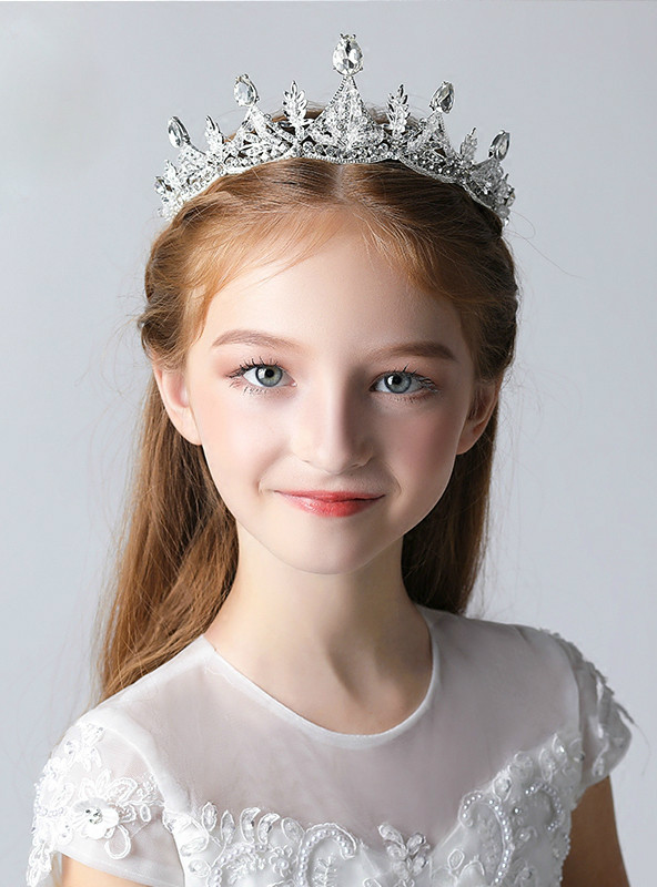 Luxury European Designs Crystal Queen Princess Tiaras Crown Rhinestone