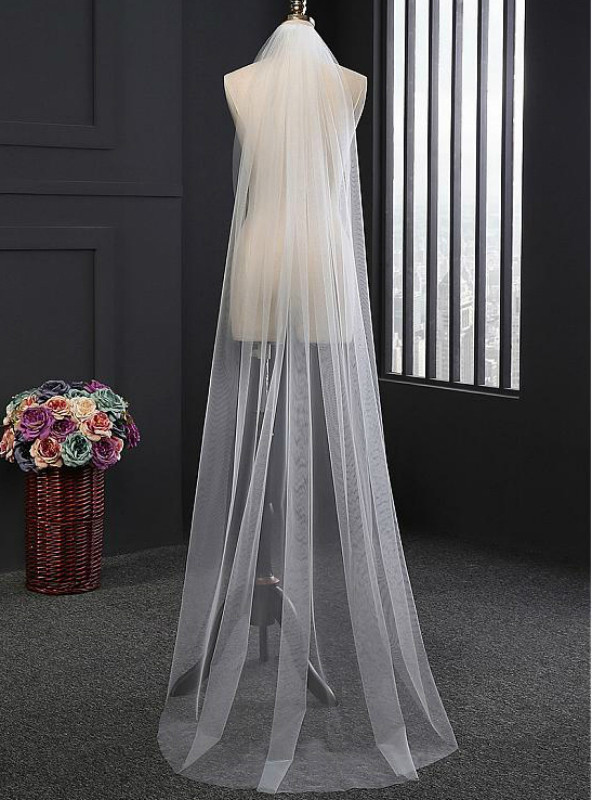 In Stock:Ship in 48 Hours Double-layer Comb Lace New Veil