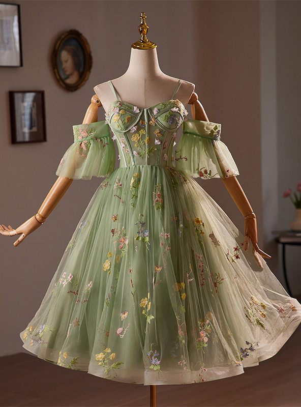 Dark Green Homecoming Dress Party Dress main image 1
