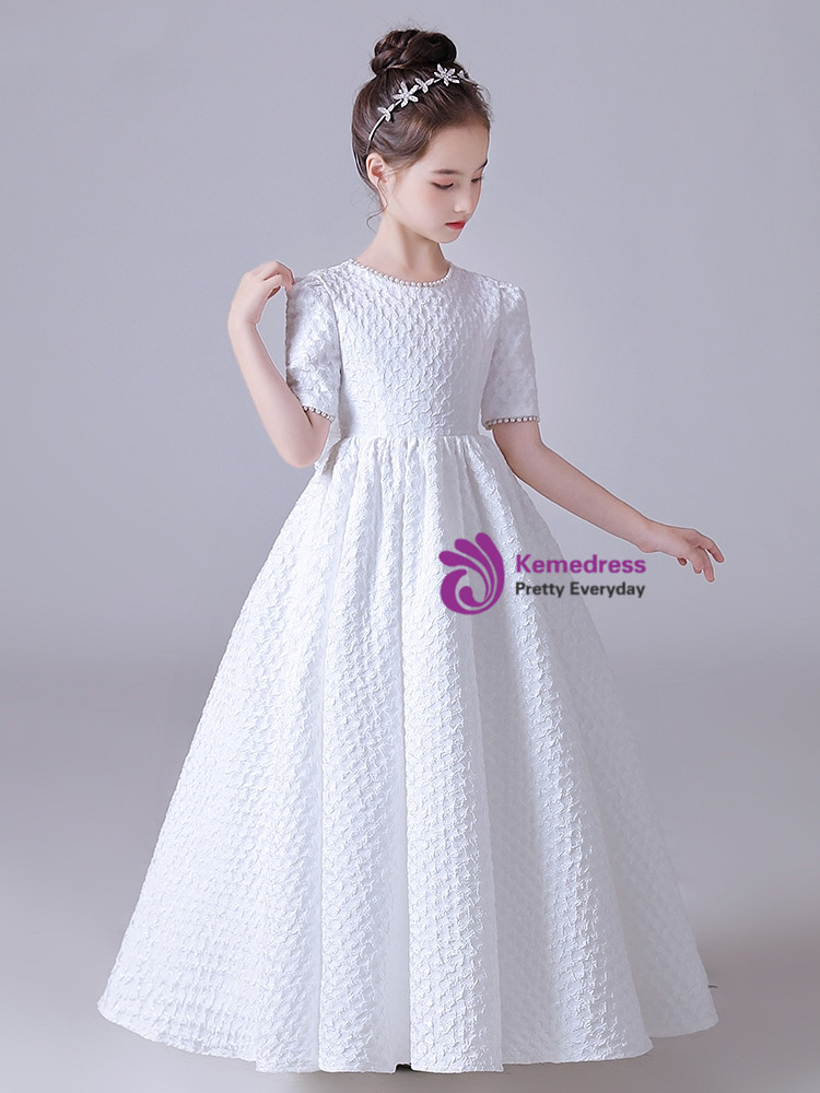 Pearl Flower Strap Short Dress